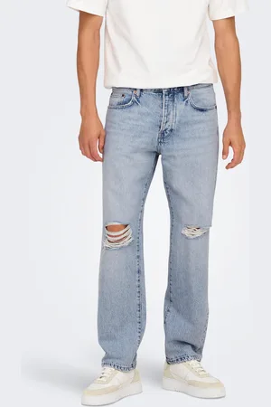 Only & Sons Onsedge Cintura Media Corte Straight Vaqueros