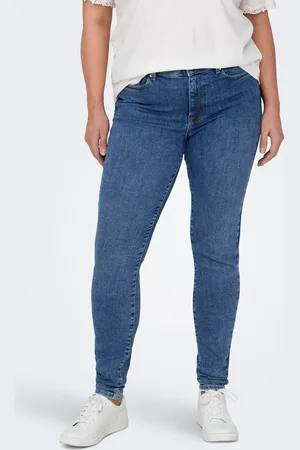 ONLY Carpower Cintura Media Corte Skinny Vaqueros