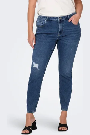 ONLY Cardaisy Cintura Media Corte Skinny Vaqueros