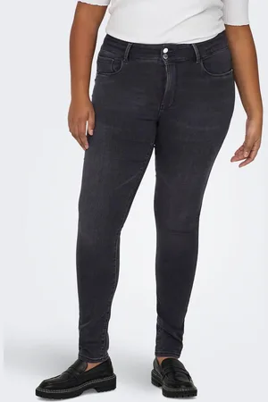 ONLY Carstorm Cintura Alta Corte Skinny Vaqueros