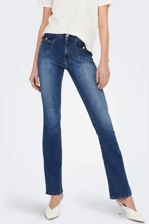 ONLY Onlebba Corte Sweet Flared Vaqueros