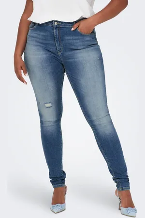 ONLY Carlaola Cintura Alta Corte Skinny Vaqueros