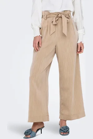 ONLY Onlmarsa Corte Flared Pantalones Estilo Paperbag