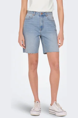ONLY Jdydichte Cintura Alta Corte Loose Shorts Vaqueros