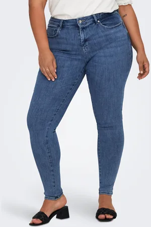 ONLY Carpower Cintura Media Corte Skinny Vaqueros