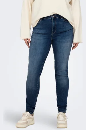 ONLY Caremma Cintura Media Corte Skinny Vaqueros