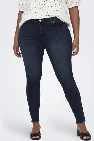 ONLY Carwilly Cintura Media Corte Skinny Vaqueros