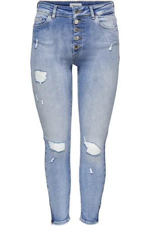 ONLY Onlbobby Cintura Media Corte Skinny Vaqueros