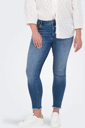 ONLY Carwilly Cintura Media Corte Skinny Vaqueros