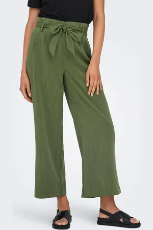 ONLY Onlmarsa Corte Flared Pantalones Estilo Paperbag