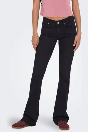 ONLY Onlblush Cintura Baja Corte Flared Vaqueros
