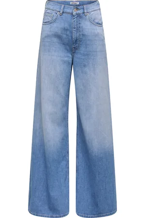 ONLY Onlgiulia Cintura Alta Corte Wide Leg Vaqueros