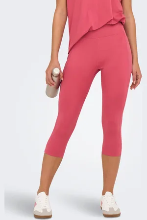 ONLY Onpnadi-2-cara Cintura Alta Corte Tight Shorts De Entrenamiento