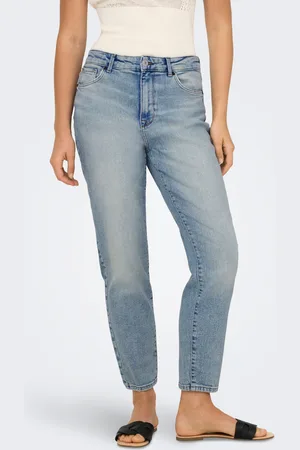 ONLY Onlemily Cintura Alta Corte Straight Vaqueros