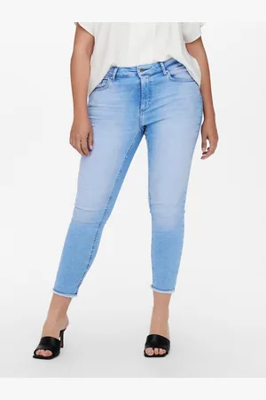ONLY Carwilly Cintura Media Corte Skinny Vaqueros