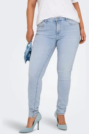 ONLY Carwilly Cintura Media Corte Skinny Vaqueros