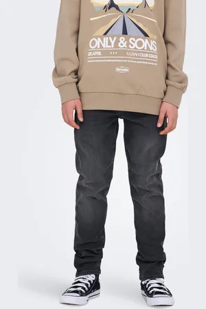 Only & Sons Osjyoke Talle Medio Corte Tapered Vaqueros