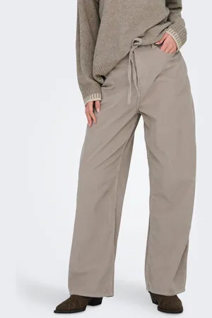 ONLY Onlbleecker Corte Baggy Pantalones De Pernera Ancha