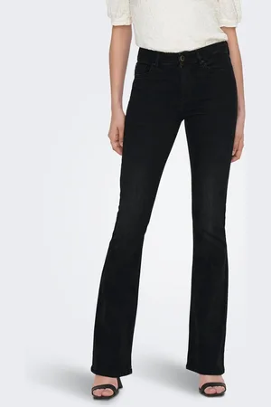 ONLY Onlblush Cintura Media Corte Flared Vaqueros