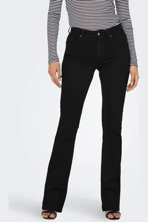 ONLY Onlblush Cintura Media Corte Flared Vaqueros