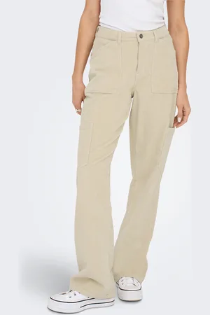 ONLY Onlvox-global Corte Straight Pantalones Cargo