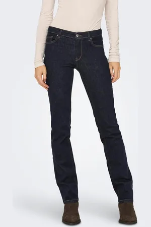 ONLY Onlalicia Cintura Media Corte Straight Vaqueros