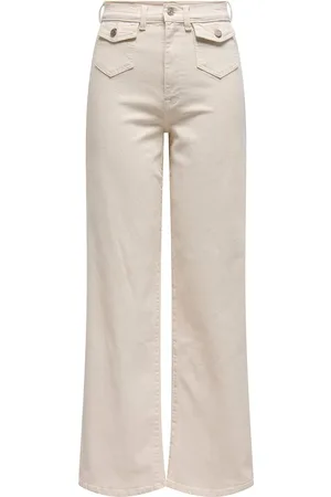 ONLY Onlhope Cintura Alta Corte Wide Leg Vaqueros