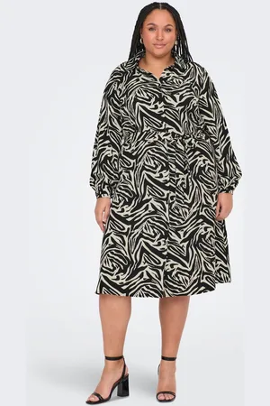 ONLY Cargraphie Vestido Midi