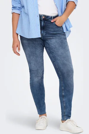 ONLY Carwilly Cintura Media Corte Skinny Vaqueros