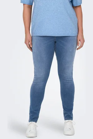 ONLY Caraugusta Cintura Alta Corte Skinny Vaqueros