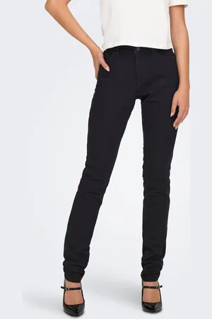 ONLY Onlhush Cintura Media Corte Skinny Vaqueros