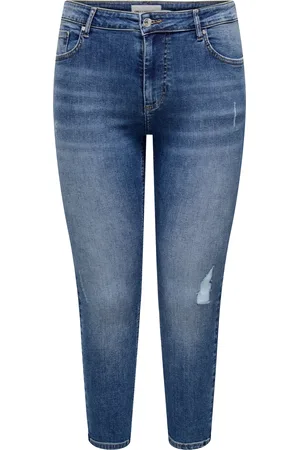 ONLY Carwilly Cintura Media Corte Skinny Vaqueros