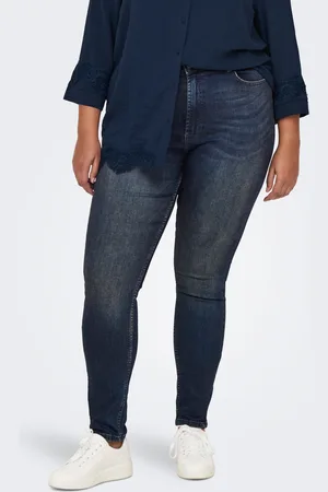 ONLY Carcrosby Cintura Alta Corte Skinny Vaqueros