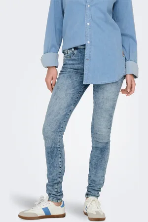 ONLY Onlblush Cintura Media Corte Skinny Vaqueros