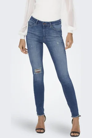 ONLY Onlblush Cintura Media Corte Skinny Vaqueros