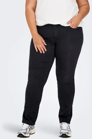 ONLY Carhiris Cintura Media Corte Straight Vaqueros