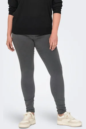 ONLY Carthunder Cintura Alta Corte Skinny Vaqueros
