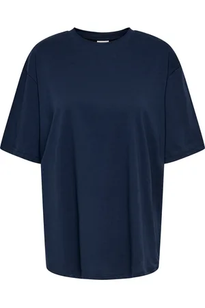 ONLY Camisetas Corte Oversized Cuello Redondo Hombros Caídos