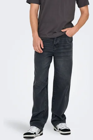 Only & Sons Onsfade Cintura Alta Corte Loose Vaqueros