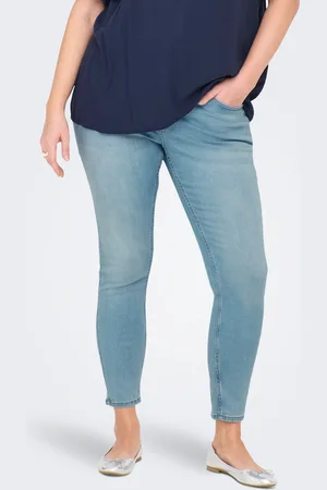 ONLY Caranna Cintura Alta Corte Skinny Vaqueros