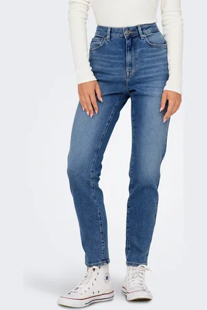 ONLY Onlemily Cintura Alta Corte Straight Vaqueros