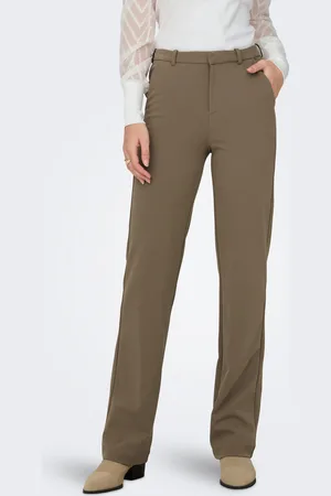 ONLY Onlraffy-yo Corte Straight Pantalones