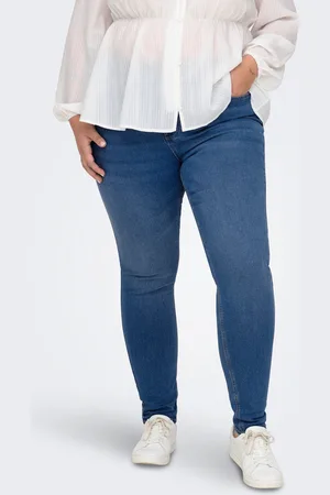 ONLY Carluna Cintura Alta Corte Skinny Vaqueros