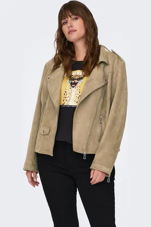 ONLY Carscootie Chaqueta Estilo Biker De Cuero Sintético