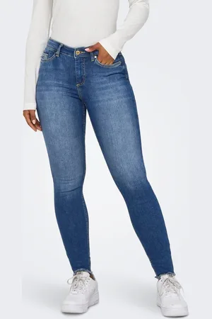 ONLY Onlblush Cintura Media Corte Skinny Vaqueros