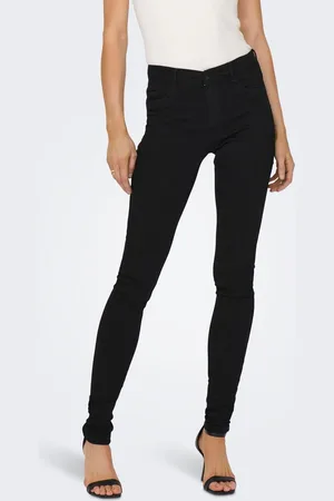 ONLY Onlrain Cintura Media Corte Skinny Vaqueros