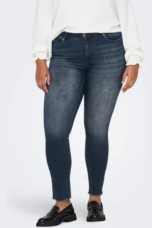 ONLY Carwilly Cintura Alta Corte Skinny Vaqueros