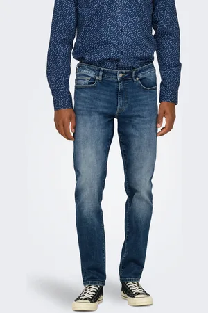 Only & Sons Onsweft Cintura Media Corte Regular Vaqueros