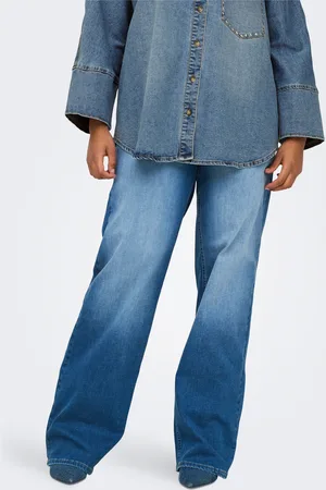 ONLY Carwilly Cintura Alta Corte Wide Leg Vaqueros