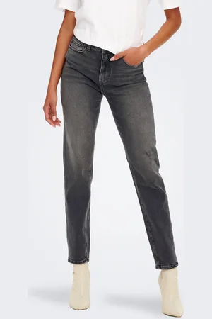 ONLY Onlemily Cintura Alta Corte Straight Vaqueros
